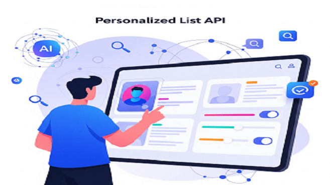 API providing personalized content and product recommendations based on user behavior