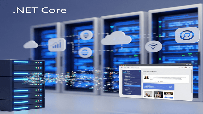 Developing high-performance web applications with .NET Core running on Windows, Linux, and macOS.